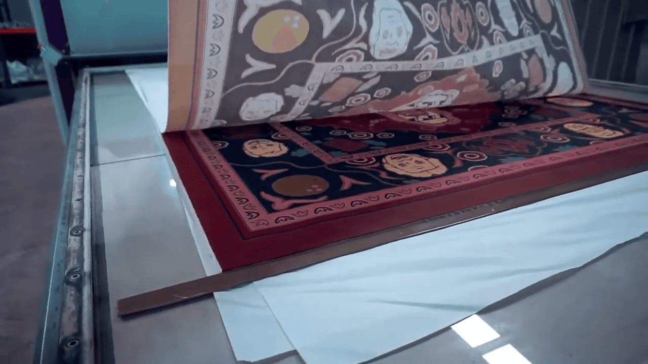 3. Transfer Process with Heat Press